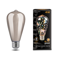 Лампа Gauss Filament ST64 4W Е27 Butterfly-3D LED 147802404