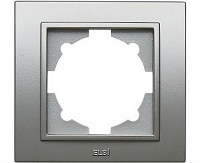 Рамка на 3 поста матовый хром/серый EL-BI Zena Platin 500-073610-227