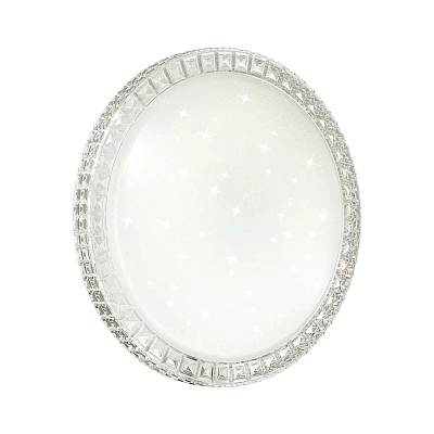 Светильник пластик/белый/прозрачный LED 48Вт 3000/4000/6000K D400 IP43 CCT BRIS 2036/DLN PALE