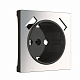 Накладка для USB розетки Werkel W1179502 никель a051096