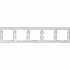 Рамка на 5 постов белая Legrand Valena Classic 774465