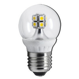 Лампа светодиодная Ecola G45 шар искристый Е27 4W 2700К K7ZW40ELC (10 шт)