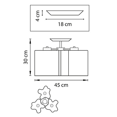Люстра Lightstar Nubi 802033