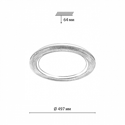 Настенно-потолочный светильник Сонекс Vendy 7782/EL