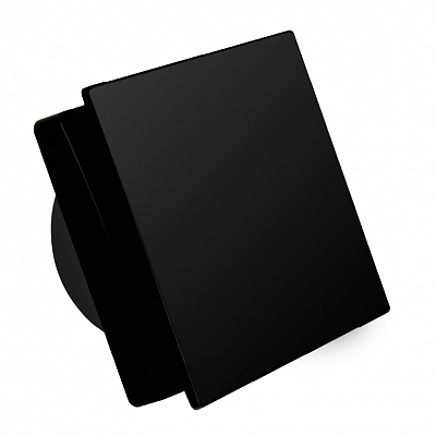 Накладной вентилятор Seicoi Floxy Design 100 Matt Black glass (SMAD04-01G)