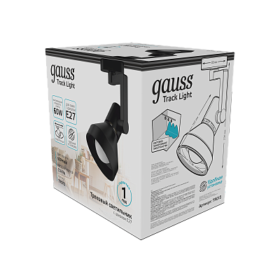 Светильник трековый однофазный Gauss TR013