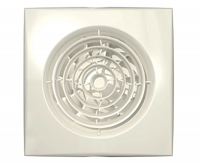Вентилятор осевой вытяжной с обратным клапаном AURA 4С Ivory