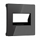 Накладка для двойной розетки RJ-45 Werkel черный акриловый a064021