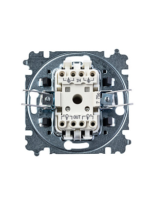 Переключатель одноклавишный перекрестный ABB Levit слоновая кость/белый 2CHH590745A6017