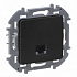 Розетка RJ45 антрацит 5e Legrand Inspiria 673828