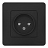 Розетка SE Blanca антрацит BLNRS000116