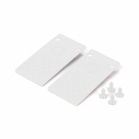 Заглушки для накладного шинопровода белые  2 шт Elektrostandard Slim Magnetic 85089/00 a061236