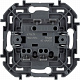 Выключатель двухклавишный белый Legrand Inspiria 673620