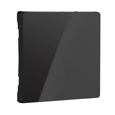 Клавиша для выключателя перекрестного Werkel черный акриловый a064049