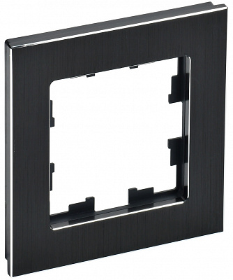 Рамка на 1 пост IEK Brite РУ-1-1-БрЧ BR-M12-M-K02