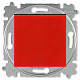 Выключатель 1 кл. ABB EPJ Levit красный/дымчатый черный 2CHH590145A6065