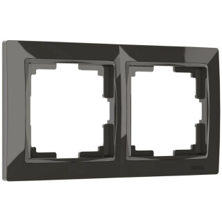 Рамка на 2 поста серо-коричневый Werkel Fiore W0022207 a051025