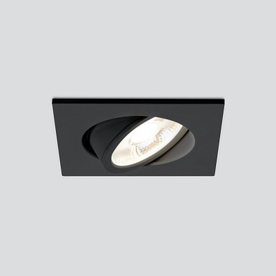 Встраиваемый светильник Elektrostandard 15273/LED a056033 черный