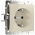Розетка с заземлением Werkel слоновая кость a051478