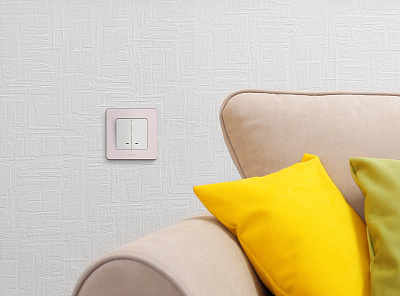 Выключатель двухклавишный с подсветкой белый Legrand Inspiria 673630