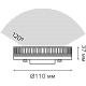 Лампа Gauss Elementary GX70 14W 1300lm 4100K LED 83824 (3 шт)