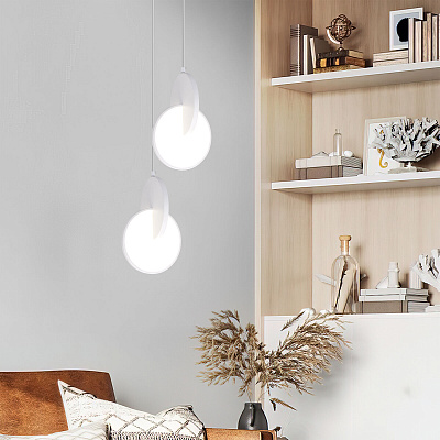 Подвесной светильник Eurosvet Lang 50225/1 LED белый a057337