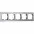 Рамка на 5 постов Werkel Aluminium W0051706 алюминий a050961