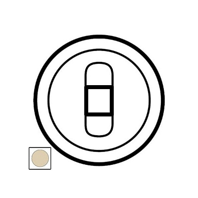 Накладка для акустической розетки слоновая кость Legrand Celiane 066240