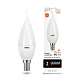 Лампа Gauss Elementary Свеча на ветру 6W 420lm 3000K Е14 LED 34116 (12 шт)