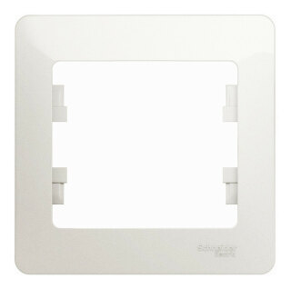 Рамка на 1 пост SE Glossa перламутр GSL000601