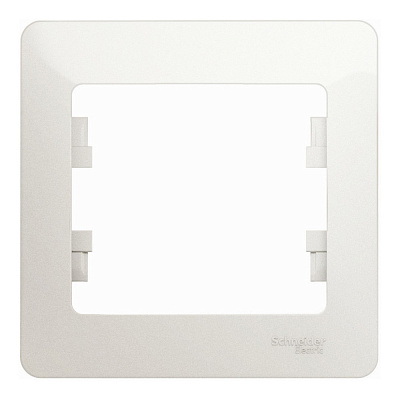 Рамка на 1 пост SE Glossa перламутр GSL000601