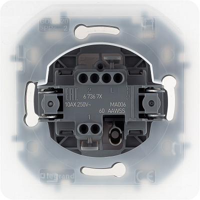 Переключатель белый Legrand Inspiria 673670