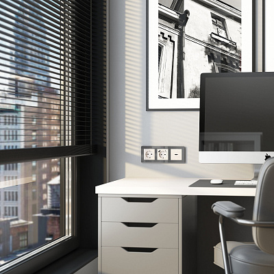 Накладка для розетки HDMI Werkel перламутровый рифленый a040901