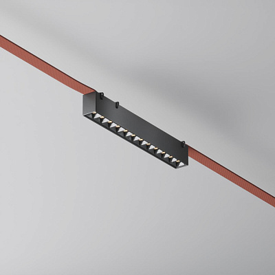 Трековый светодиодный светильник Maytoni Points TR128B-12W3K-M-B