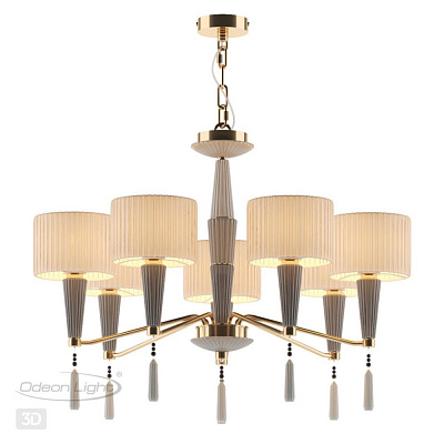 Подвесная люстра Odeon Light Exclusive Latte 5403/7