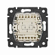 Выключатель двухклавишный с подсветкой белый Legrand Valena Classic 774428