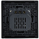 Выключатель карточный 30А IEK FORTE&PIANO FP843M FP-V11-0-10-1-M-K41 металл серый сланец