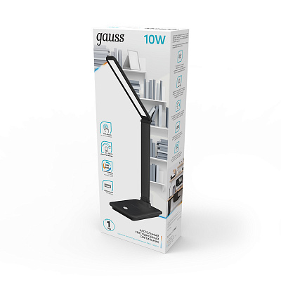 Настольная лампа Gauss 3000-6000K диммируемый USB LED GT2022
