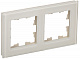 Рамка на 2 поста IEK Brite РУ-2-2-БрВа BR-M22-G-K10