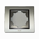 Рамка на 4 поста матовый хром/дымчатый EL-BI Zena Platin 500-073611-228