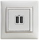Рамка для розетки на 1 пост белая Legrand Valena Classic 774451