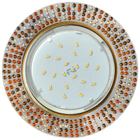 Встраиваемый светильник Ecola Glass GX53 FQ53RMECB (2 шт)