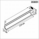 Трековый светильник Novotech Vector пульт ДУ/Tuya Smart Life IP20 LED 10W 3000-6000K 90-240V 359951 PORT NT25 216 черный