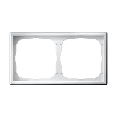 Рамка для розетки на 2 поста ArtGallery белый SE GAL000102