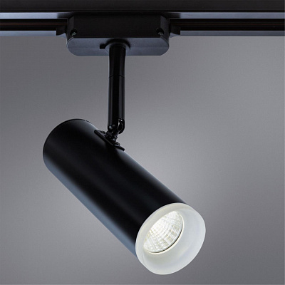 Трековый светодиодный светильник Arte Lamp Hubble A6813PL-1BK