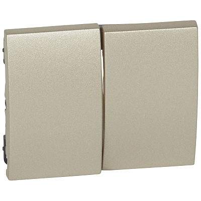 Клавиша двойная титан Legrand Galea Life 771412