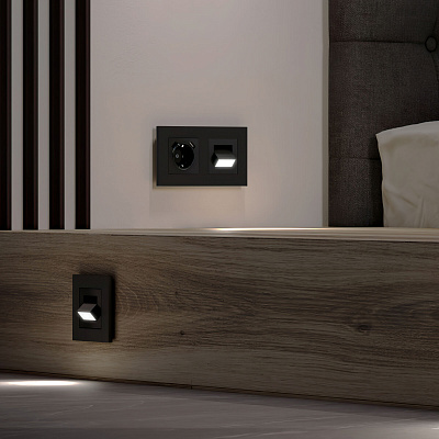 Встраиваемая LED подсветка Werkel черный a064562