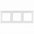 Рамка на 3 поста горизонтальная белая Legrand Valena Classic 774453