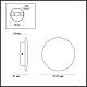Настенный светодиодный светильник Odeon Light Eclissi 3871/6WL