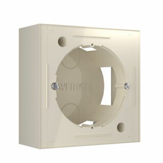 Коробка для накладного монтажа Werkel W8000003 слоновая кость a053526